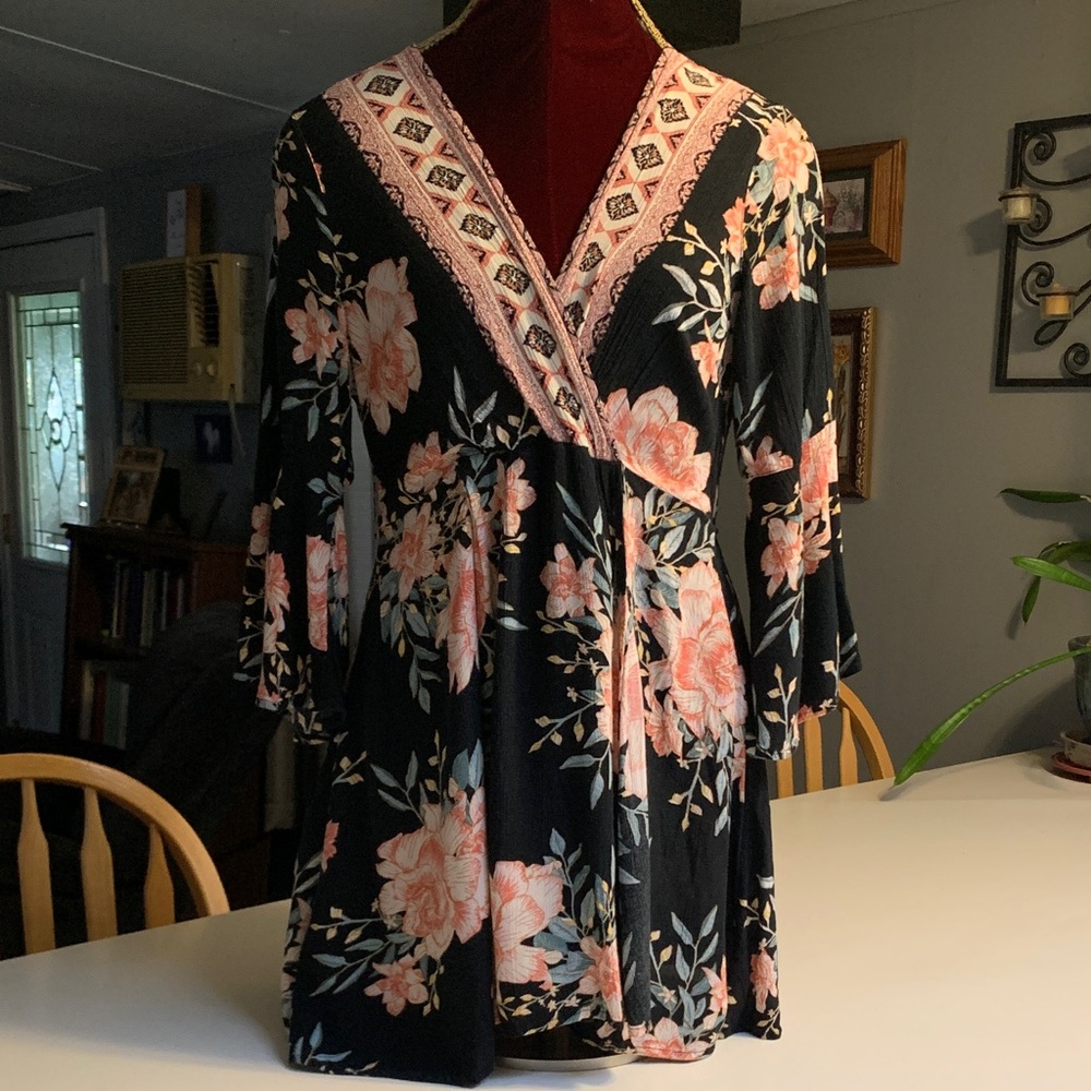 Bills Bong Floral Wrap Dress